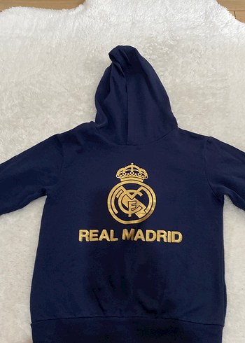 Erkek Kapüşonlu Altın Baskılı Sweatshirt - Görsel 2