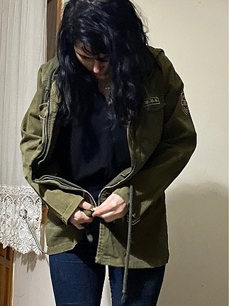 m Beden haki Renk Trenchcoat