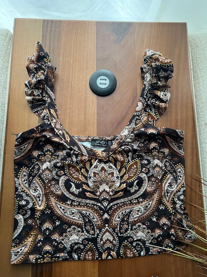 Kadın Bohem Desenli Yazlık Dantel Detaylı Mini ŞortTulum - Görsel 4