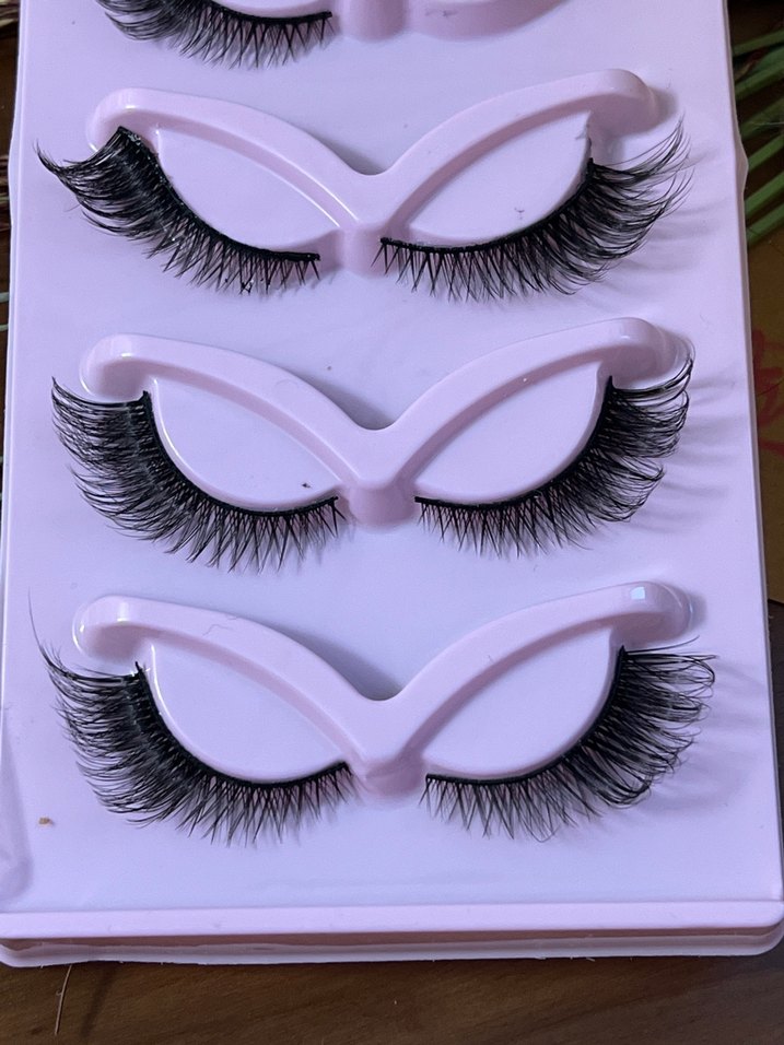 Renkli Sahte Kirpik Seti - Görsel 2