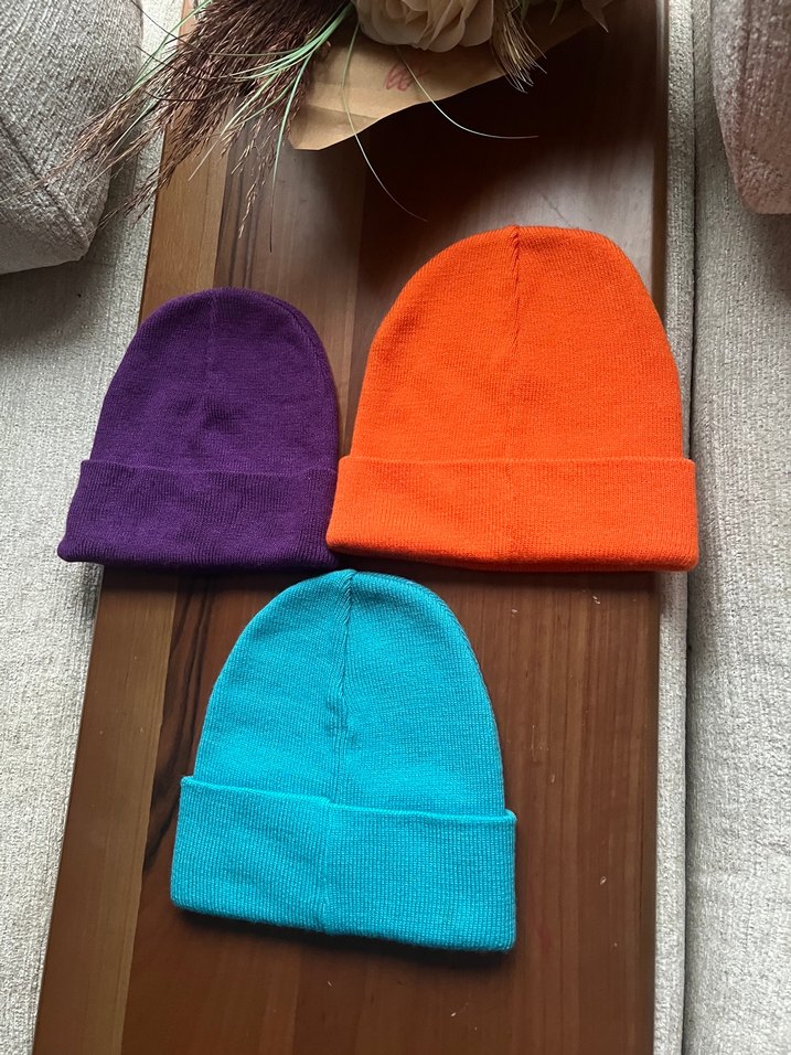 Renkli Kadın Örgü Bere Seti - Görsel 3