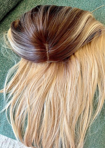 Sarı Ombre Peruk - Görsel 4