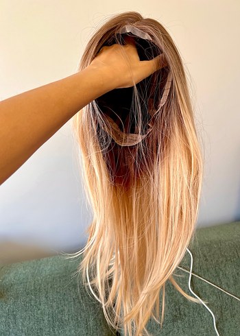 Sarı Ombre Peruk - Görsel 2