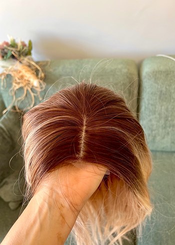 Sarı Ombre Peruk - Görsel 7