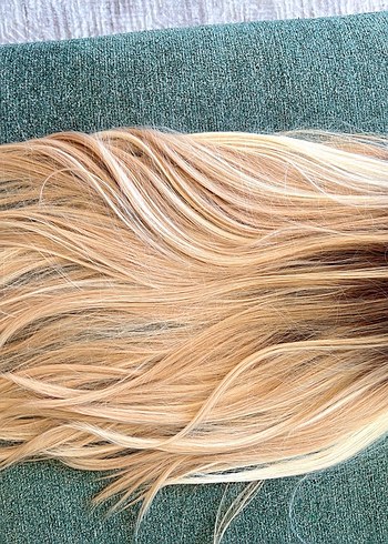 Sarı Ombre Peruk - Görsel 5