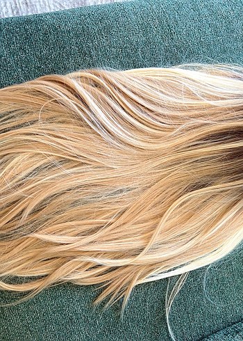 Sarı Ombre Peruk - Görsel 8