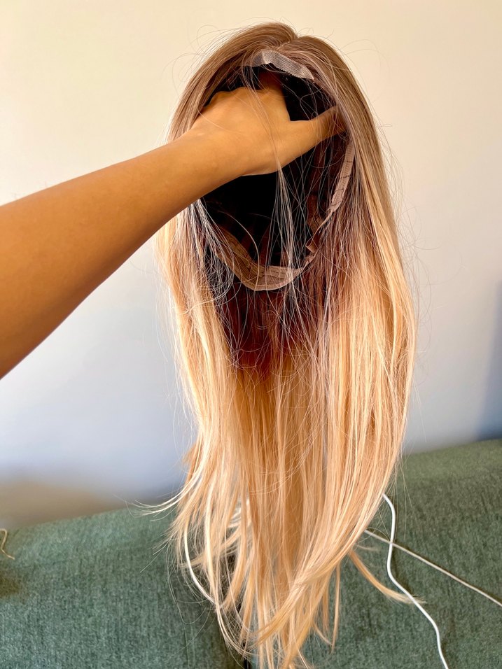 Sarı Ombre Peruk - Görsel 2