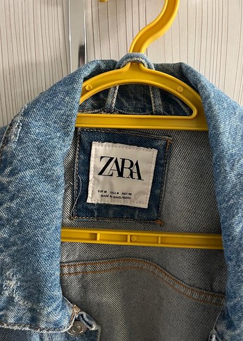 Zara Zara ERKEK Gri Mavi Denim Ceket