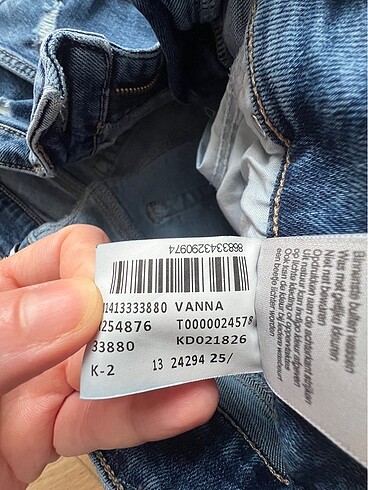 xs Beden Mavi jeans kadın şort
