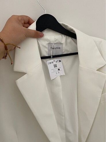 Bershka Beyaz blazer ceket