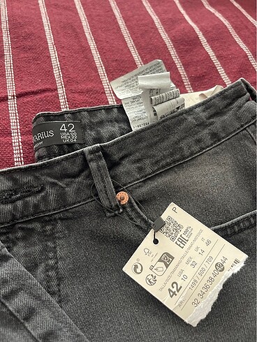 Stradivarius Gri jean d 98