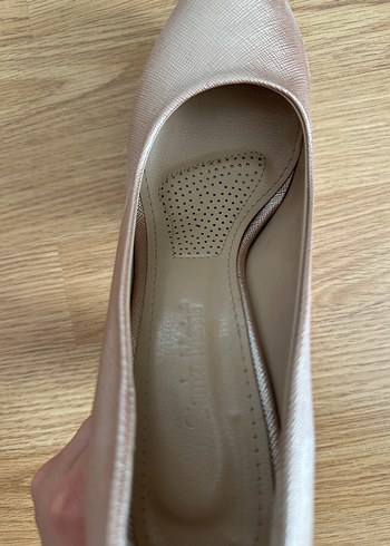 Bej Rugan Stiletto Topuklu Kadın Ayakkabı Santa Marina - Görsel 4