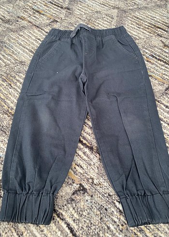 9 Yaş Beden Erkek Çocuk Siyah Bol Kesim Kot Pantolon
