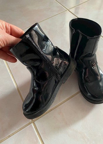 Siyah Rugan Gotik Stiletto Topuklu kız çocuk - Görsel 2