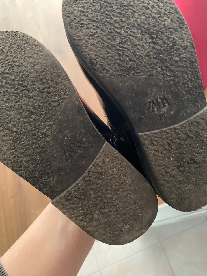 Siyah Rugan Gotik Stiletto Topuklu kız çocuk - Görsel 4