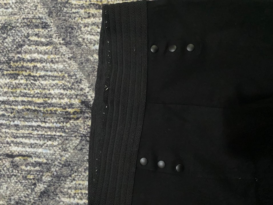 Siyah Kadın Kumaş Pantolon - Regular Fit tayt pantolon - Görsel 3