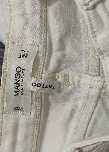 Kadın Beyaz jean - Görsel 3