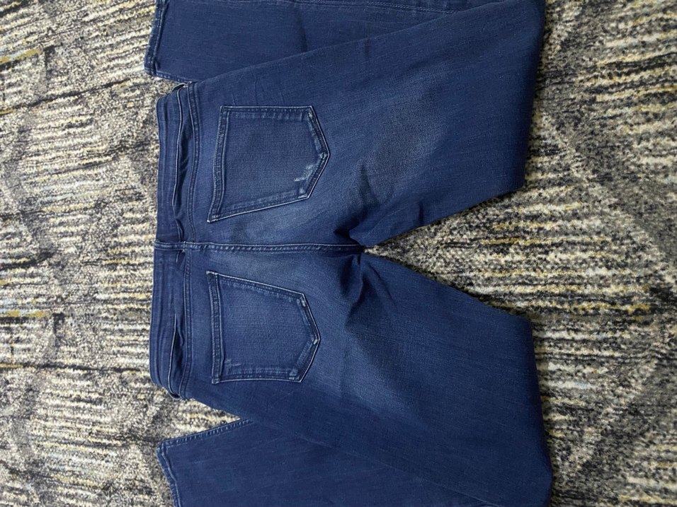 Düğmeli Lacivert Regular Fit Kadın Jean - Görsel 4