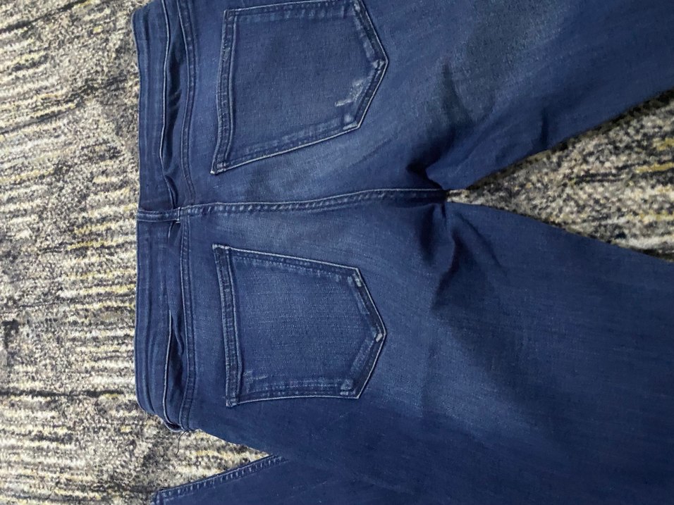 Düğmeli Lacivert Regular Fit Kadın Jean - Görsel 5