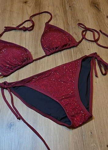 Full taşli bikini takim