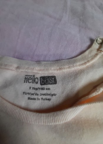 Beyaz Uzun Kollu Bebek Zıbını - Görsel 3