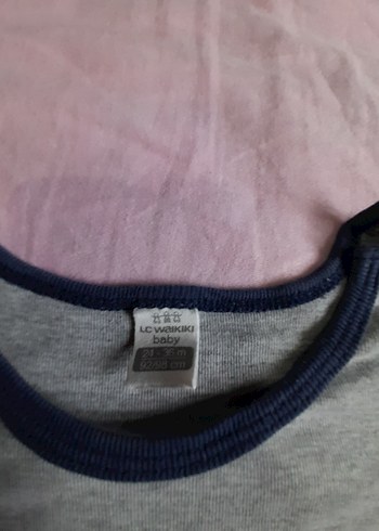 Gri Kısa Kollu Bebek Body 83 Baskılı - Görsel 3