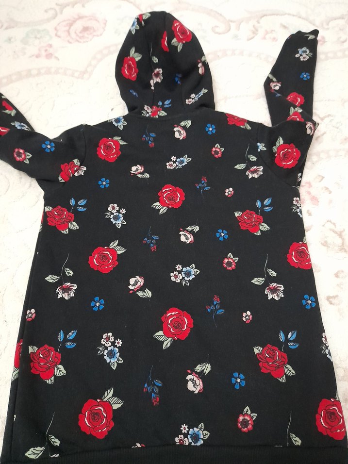 12 13 yaş Kapşonlu Swetshirt kız çocuk - Görsel 5