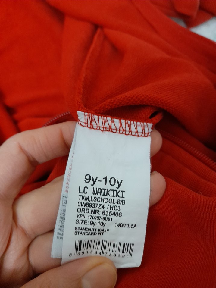 9 10 Kapşonlu Swetshirt kız çocuk - Görsel 3