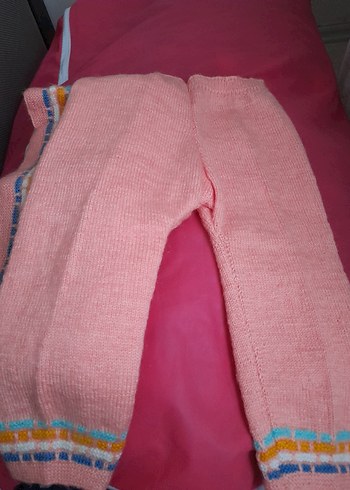 el örgüsü hırka ve alt pantolon - Görsel 9