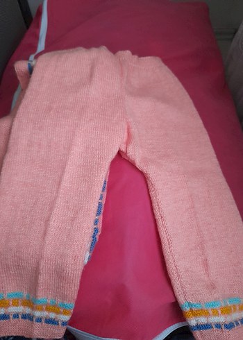 el örgüsü hırka ve alt pantolon - Görsel 11