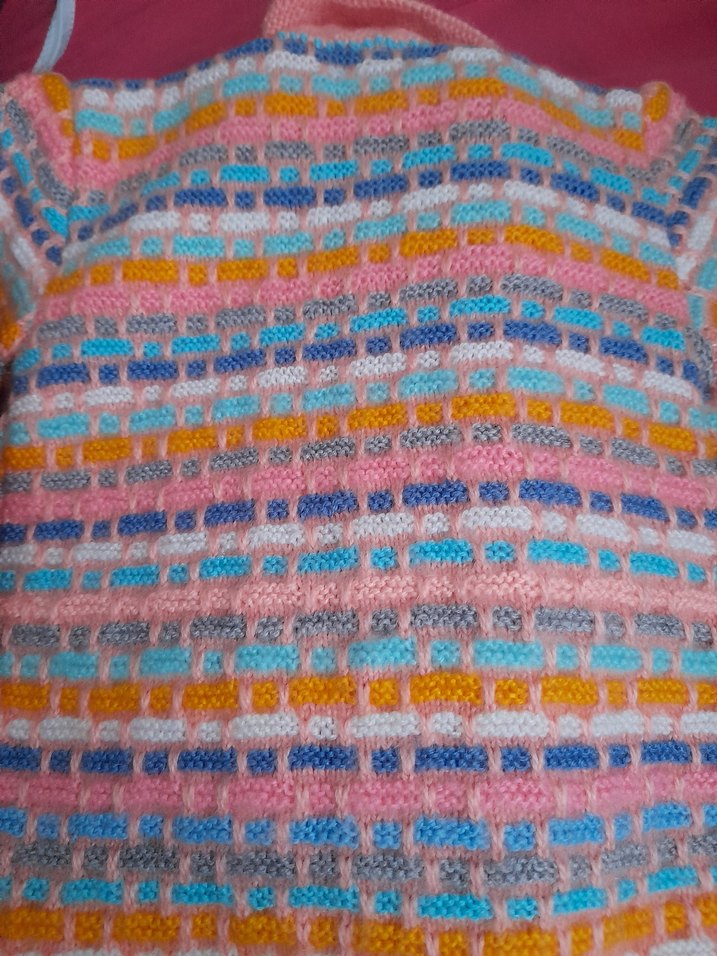 el örgüsü hırka ve alt pantolon - Görsel 5