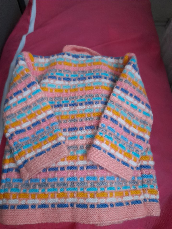 el örgüsü hırka ve alt pantolon - Görsel 4