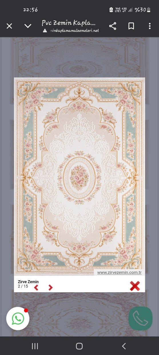 Bahariye safran halı - Görsel 2