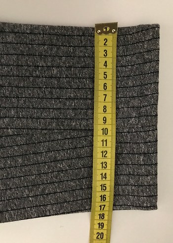 Çizgili Gri Jogger Pantolon - Görsel 5