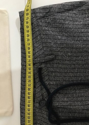 Çizgili Gri Jogger Pantolon - Görsel 2