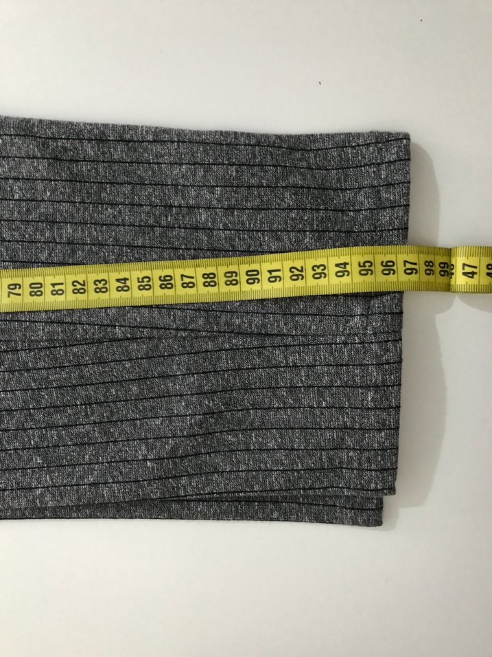 Çizgili Gri Jogger Pantolon - Görsel 4