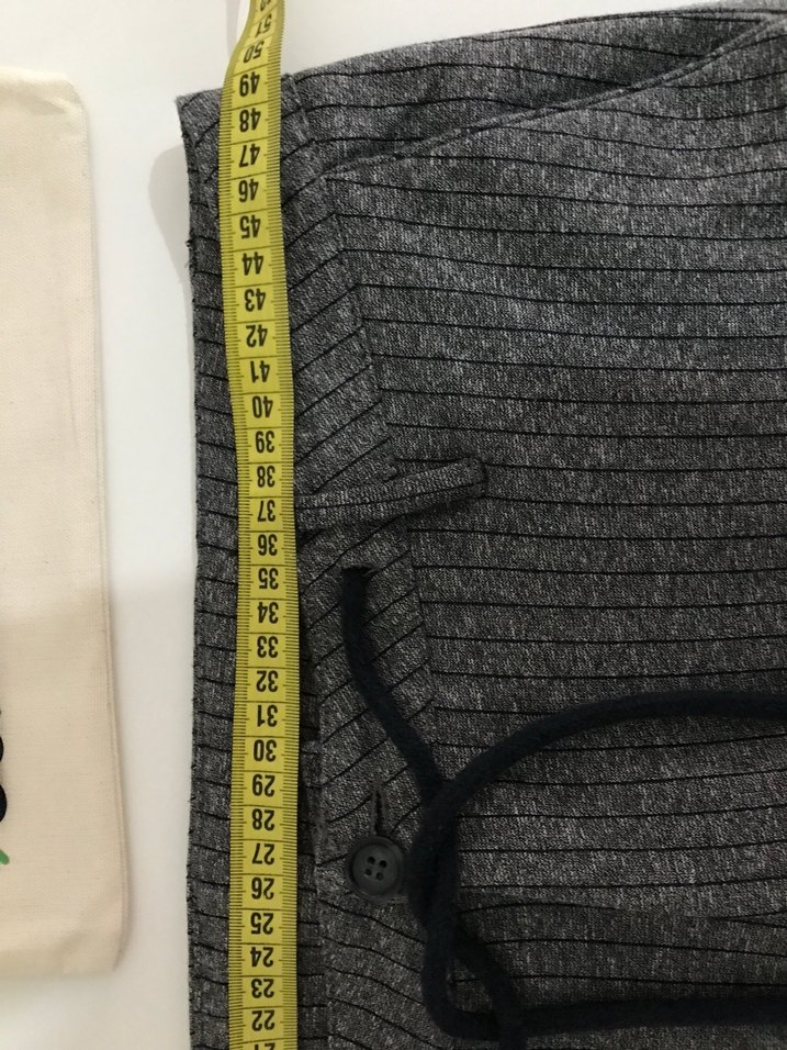 Çizgili Gri Jogger Pantolon - Görsel 2