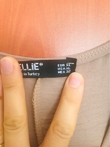 xl Beden Vizon midi elbise
