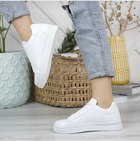 Kadın Beyaz Spor Ayakkabı günlük sneaker