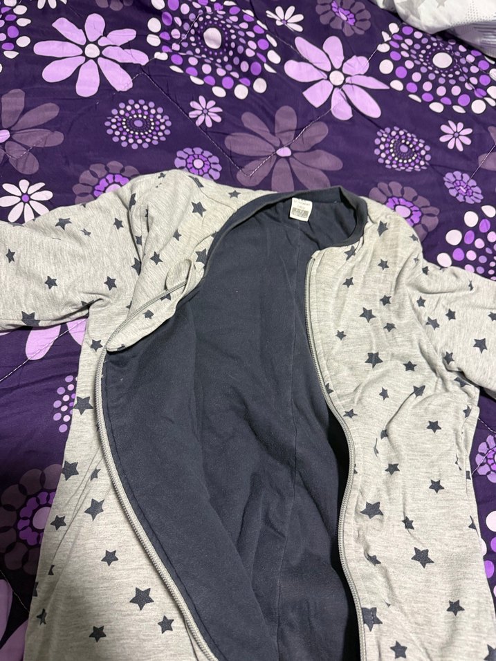 5 6 YAŞ Fermuarlı Gri Erkek Çocuk Tulum Boy 93 cm - Görsel 2