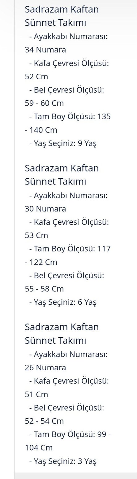 Sadrazam Sünnet Kıyafeti - Görsel 3