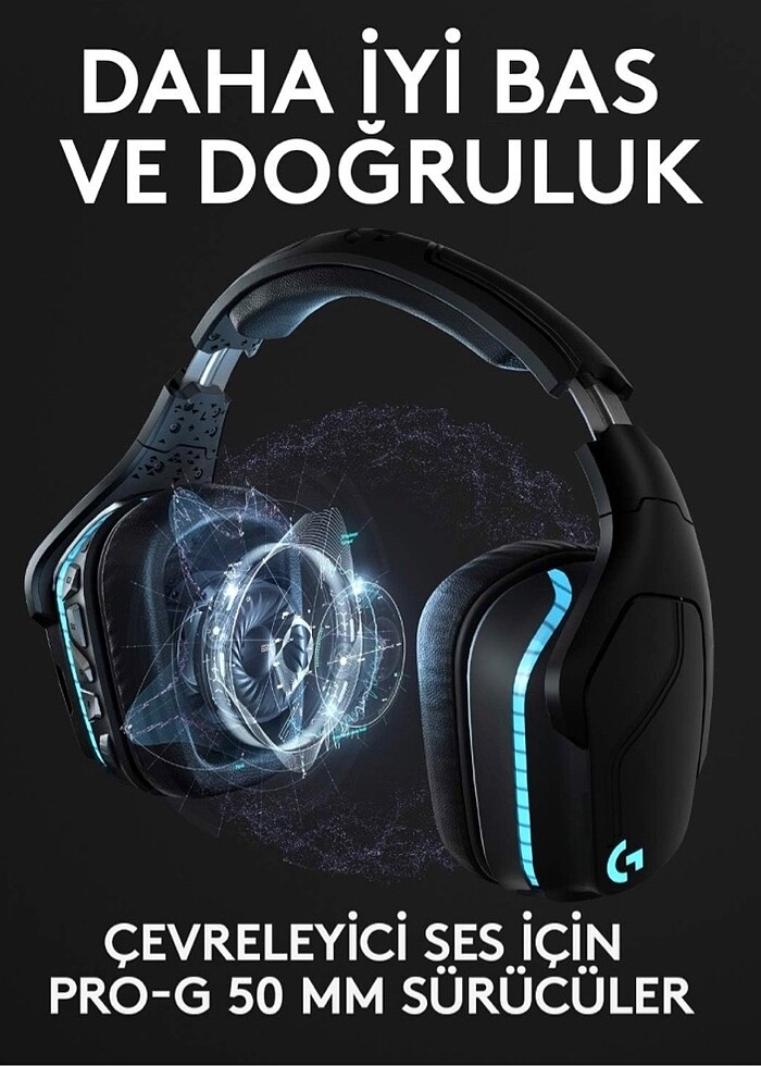 Logitech G935 KAPALI KUTU - Görsel 3