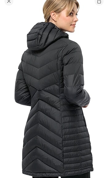 Jack Wolfskin Tundra Down Coat W Kadın Kaz Tüyü Mont - Görsel 4
