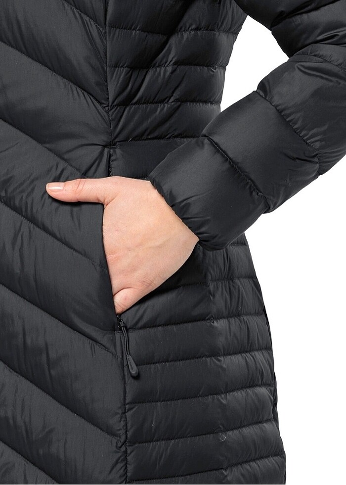 Jack Wolfskin Tundra Down Coat W Kadın Kaz Tüyü Mont - Görsel 5
