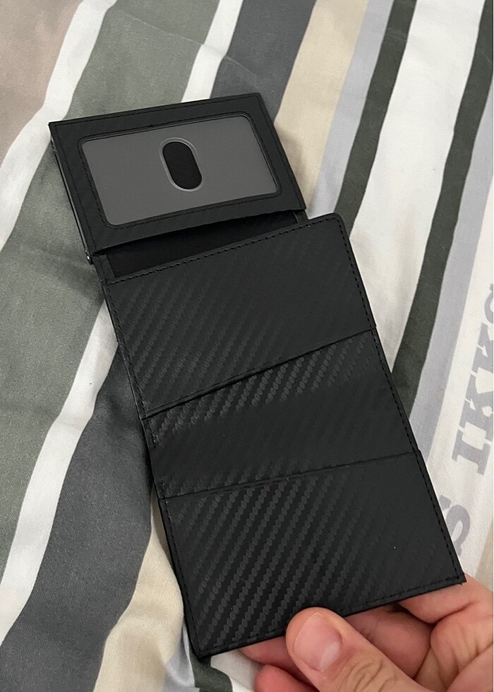 Karbon fiber cüzdan - Görsel 3
