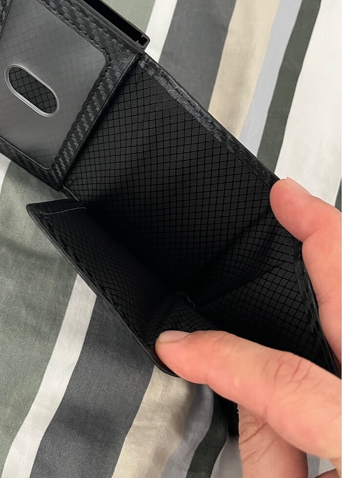Karbon fiber cüzdan - Görsel 4