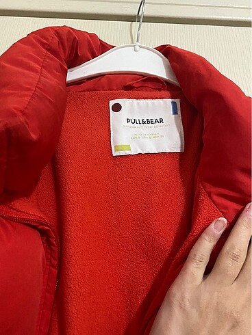 s Beden kırmızı Renk Kırmızı pull bear mont