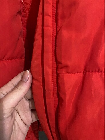 s Beden Kırmızı pull bear mont