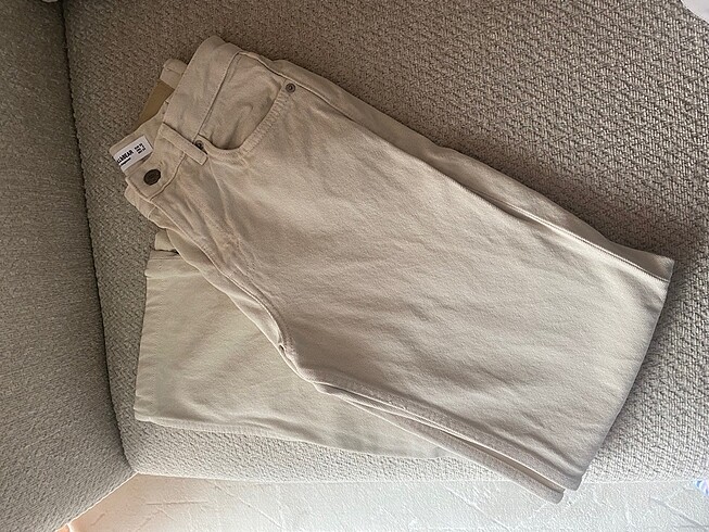 34 Beden Ekru jean