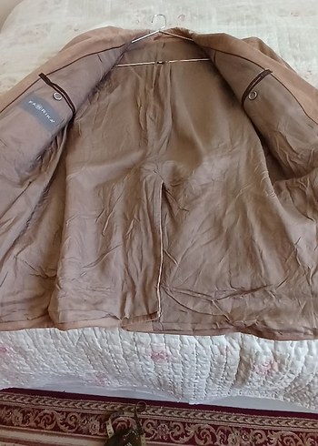 Bej Erkek Normal Kesim Ceket - Görsel 3